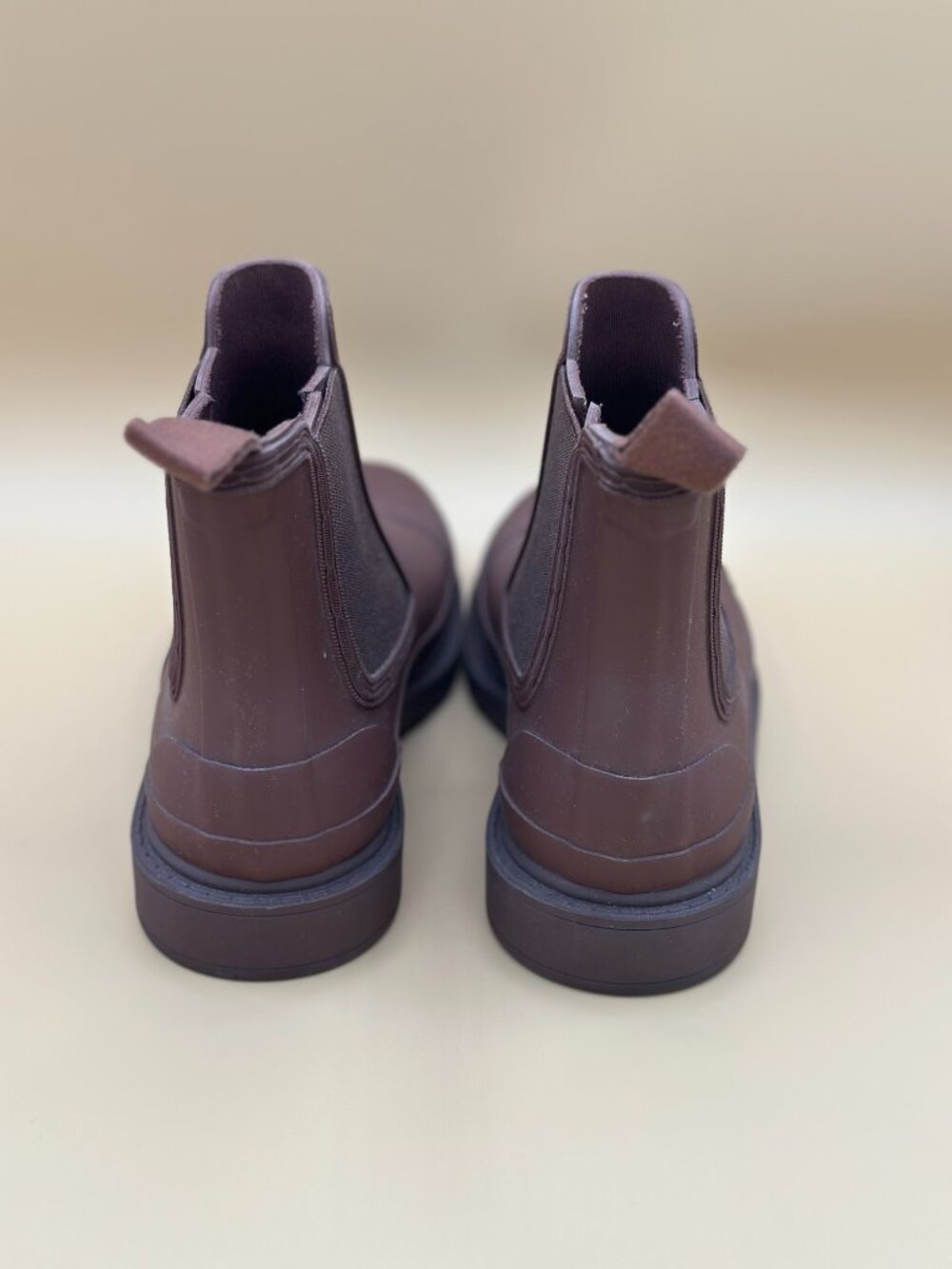 Hunter Original Chelsea Rain Boots Brown Women’s Size 5 Waterproof Ankle Boots - Picture 4 of 8